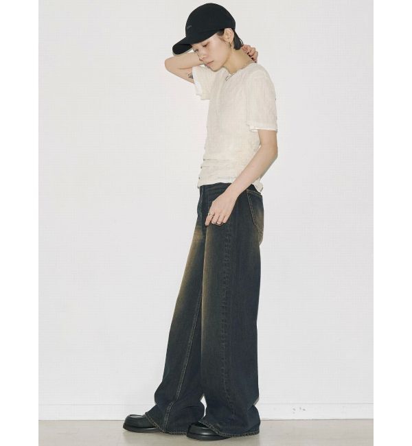 EMODA「【VEQUM】RIM WIDE JEANS」|デニム|