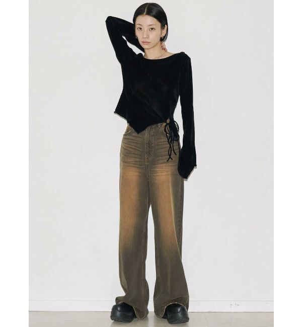 EMODA「【VEQUM】RIM WIDE JEANS」|デニム|