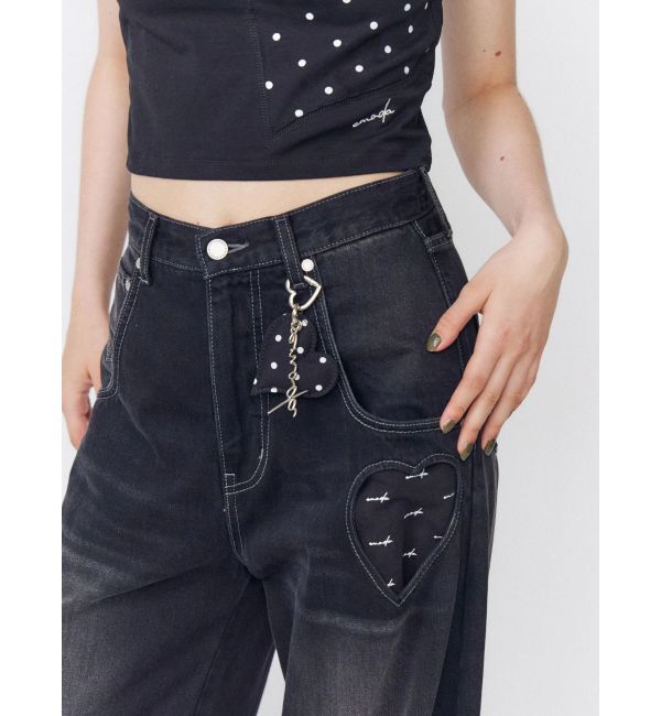 EMODA「ハートルーズジーンズ」|デニム|