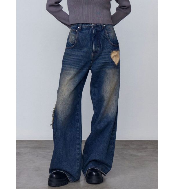 EMODA「ハートルーズジーンズ」|デニム|