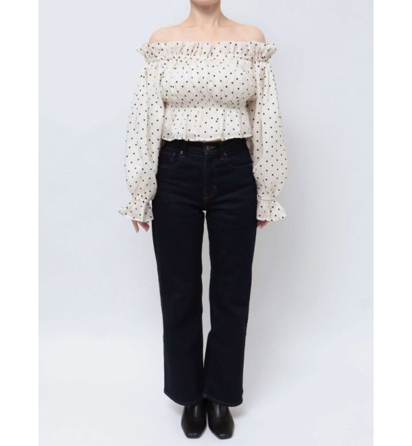 MERCURYDUO「2WAYオフショルシャーリングブラウス」|シャツ・ブラウス|