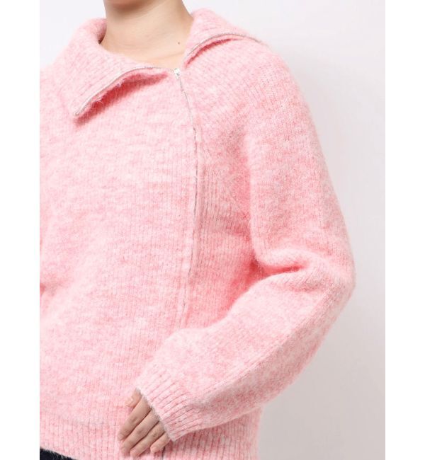 MERCURYDUO「アシメZIPオーバーニット」|ニット・セーター|