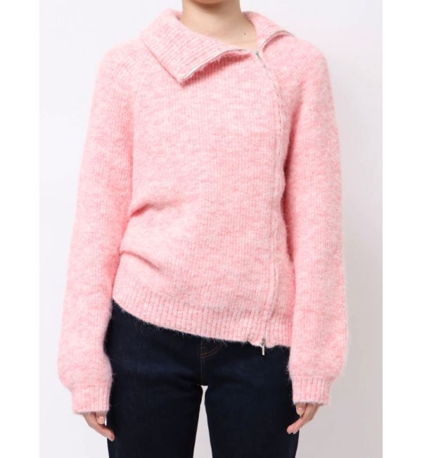 MERCURYDUO「アシメZIPオーバーニット」|ニット・セーター|