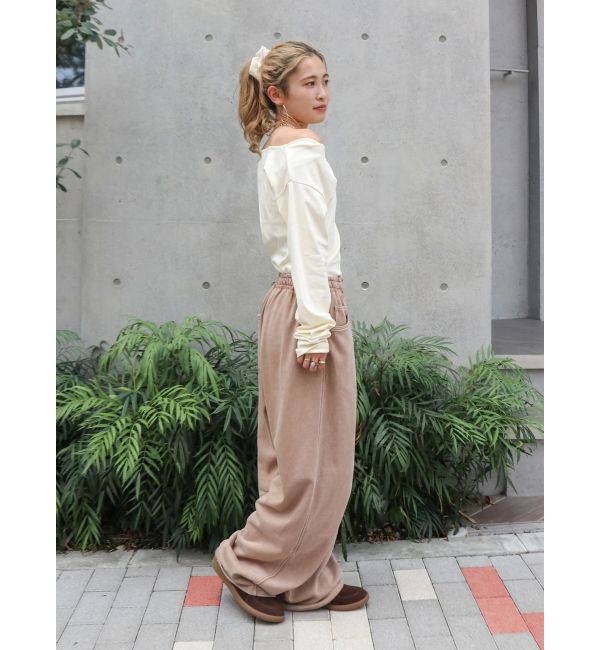 Ungrid「ヴィンテージウォッシュスウェットパンツ」|その他|