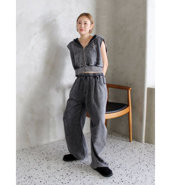 Ungrid「ヴィンテージウォッシュスウェットパンツ」|その他|