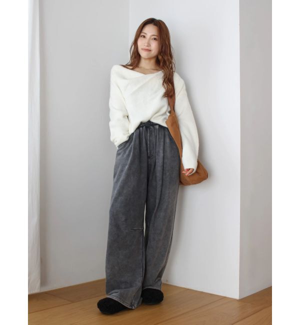 Ungrid「ヴィンテージウォッシュスウェットパンツ」|その他|