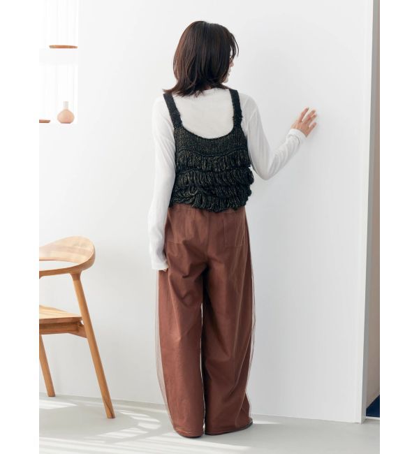 Ungrid「マルチウェイフリンジデザインニットビスチェ」|ニット・セーター|