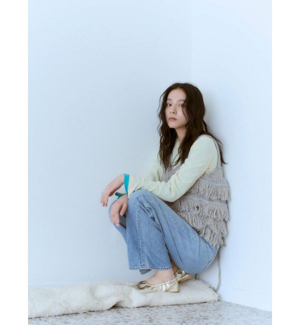 Ungrid「マルチウェイフリンジデザインニットビスチェ」|ニット・セーター|