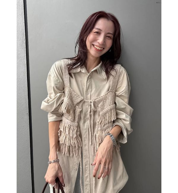 Ungrid「マルチウェイフリンジデザインニットビスチェ」|ニット・セーター|
