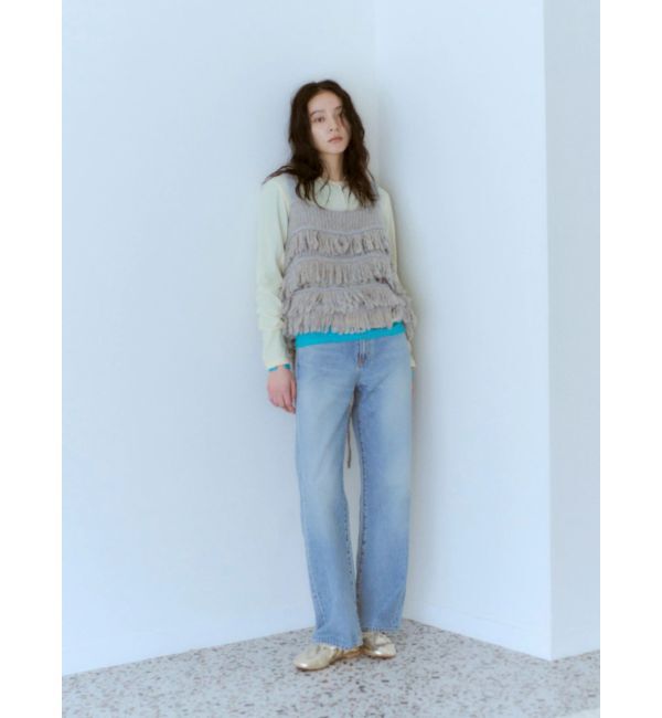 Ungrid「マルチウェイフリンジデザインニットビスチェ」|ニット・セーター|