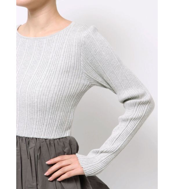 Ungrid「バルーンデザインバックオープンニット」|ニット・セーター|