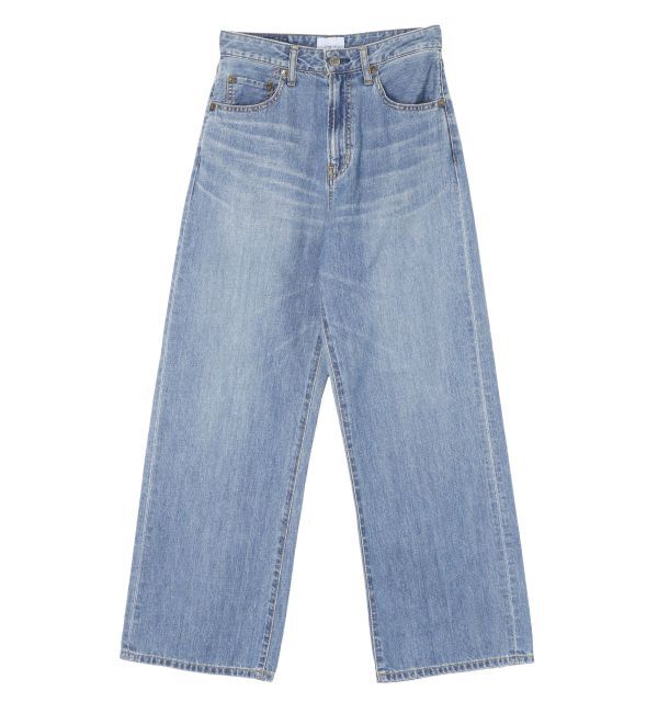 Ungrid「ハイウエストオーガニックコットンルーズデニム」|デニム|