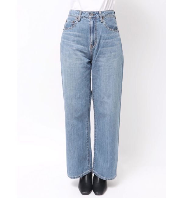 Ungrid「ハイウエストオーガニックコットンルーズデニム」|デニム|