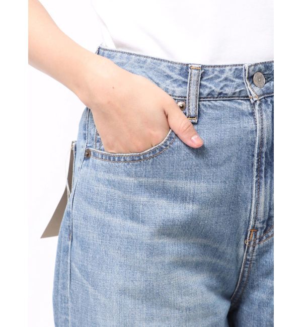 Ungrid「ハイウエストオーガニックコットンルーズデニム」|デニム|