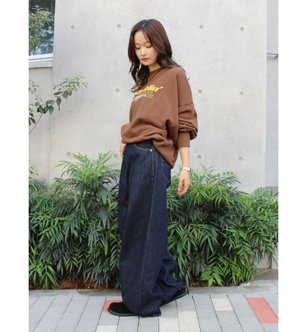 Ungrid「カーブルーズデニム」|デニム|