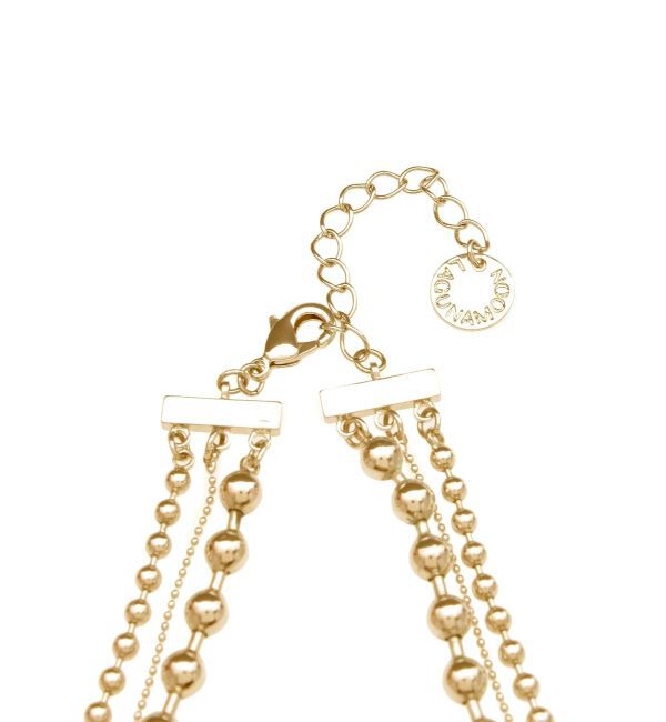 LAGUNAMOON「ミックスボールチェーンネックレス」|ネックレス|