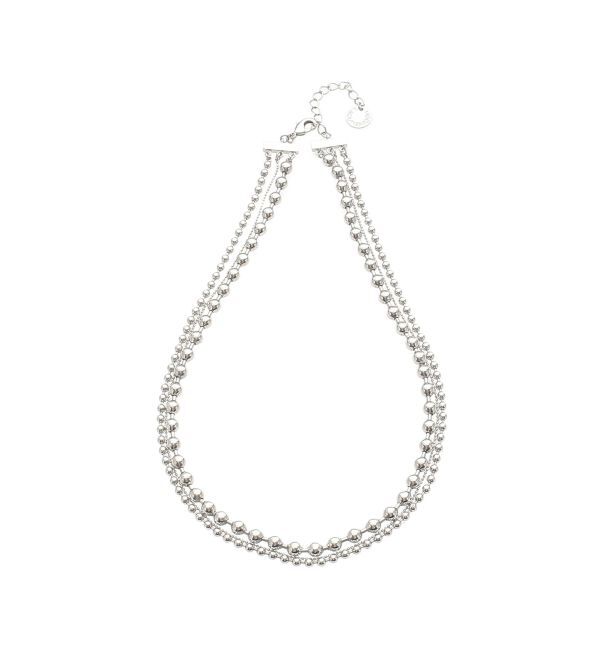 LAGUNAMOON「ミックスボールチェーンネックレス」|ネックレス|