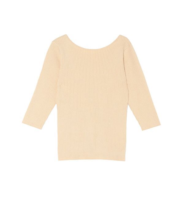 LAGUNAMOON「シルクブレンド2WAYニットプルオーバー」|ニット・セーター|