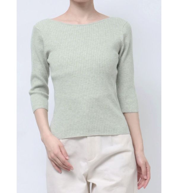 LAGUNAMOON「シルクブレンド2WAYニットプルオーバー」|ニット・セーター|