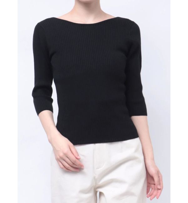 LAGUNAMOON「シルクブレンド2WAYニットプルオーバー」|ニット・セーター|