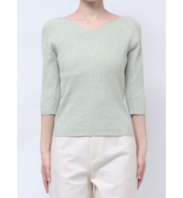 LAGUNAMOON「シルクブレンド2WAYニットプルオーバー」|ニット・セーター|