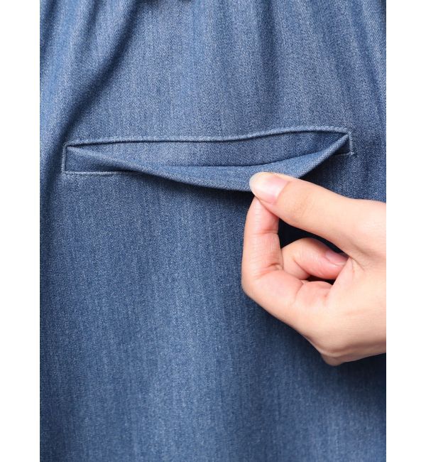 LAGUNAMOON「テンセルデニムイージーパンツ」|その他|