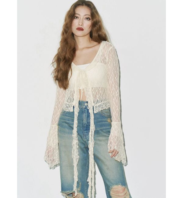 EVRIS「レースグランジデザイントップス」|Tシャツ・カットソー|