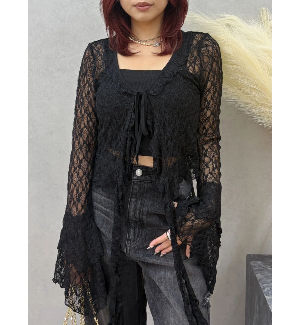 EVRIS「レースグランジデザイントップス」|Tシャツ・カットソー|