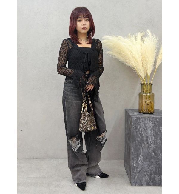 EVRIS「レースグランジデザイントップス」|Tシャツ・カットソー|