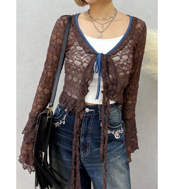 EVRIS「レースグランジデザイントップス」|Tシャツ・カットソー|