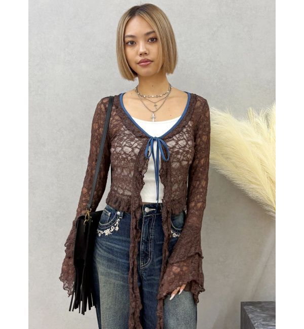 EVRIS「レースグランジデザイントップス」|Tシャツ・カットソー|