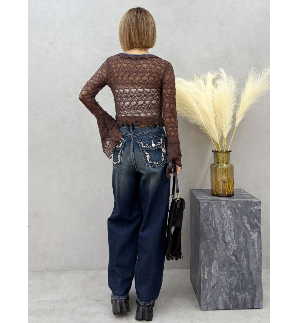 EVRIS「レースグランジデザイントップス」|Tシャツ・カットソー|