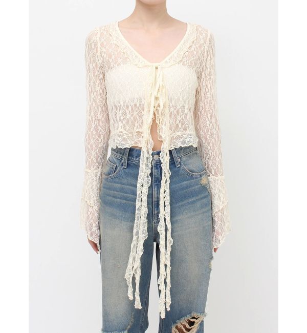 EVRIS「レースグランジデザイントップス」|Tシャツ・カットソー|