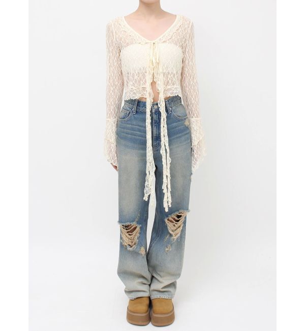 EVRIS「レースグランジデザイントップス」|Tシャツ・カットソー|