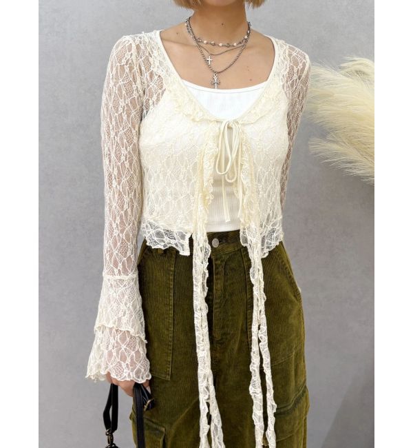 EVRIS「レースグランジデザイントップス」|Tシャツ・カットソー|