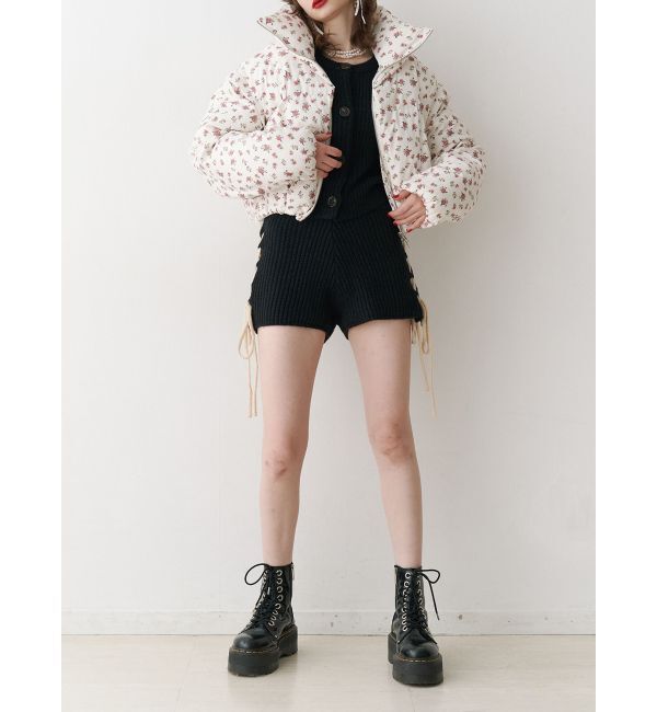 jouetie「バイカラーステッチニットショーツ【セットアップ対応】」|その他|