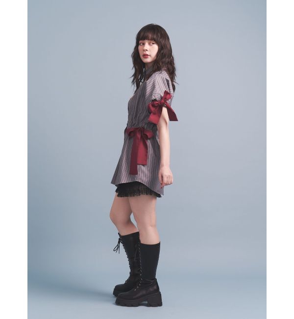 jouetie「ウエストリボンチュニックシャツ」|シャツ・ブラウス|