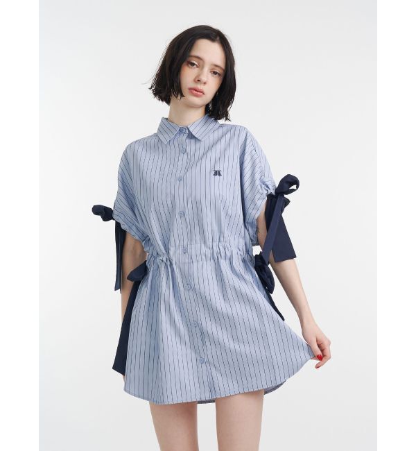 jouetie「ウエストリボンチュニックシャツ」|シャツ・ブラウス|