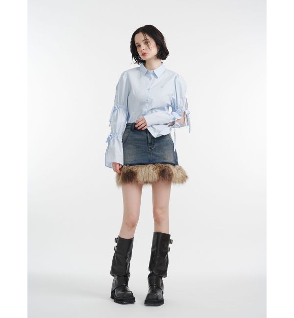jouetie「ファードッキングデニムミニスカート」|スカート|
