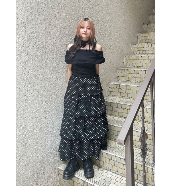 jouetie「パターンティアードロングスカート」|スカート|