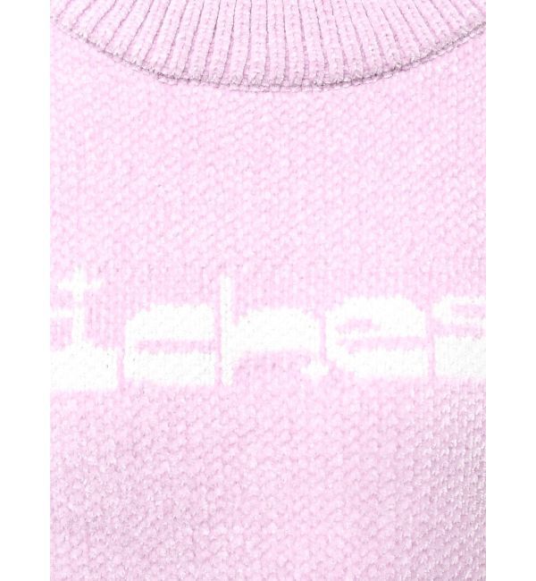 GYDA「Richest ラメベロアモールショートニットトップス」|ニット・セーター|