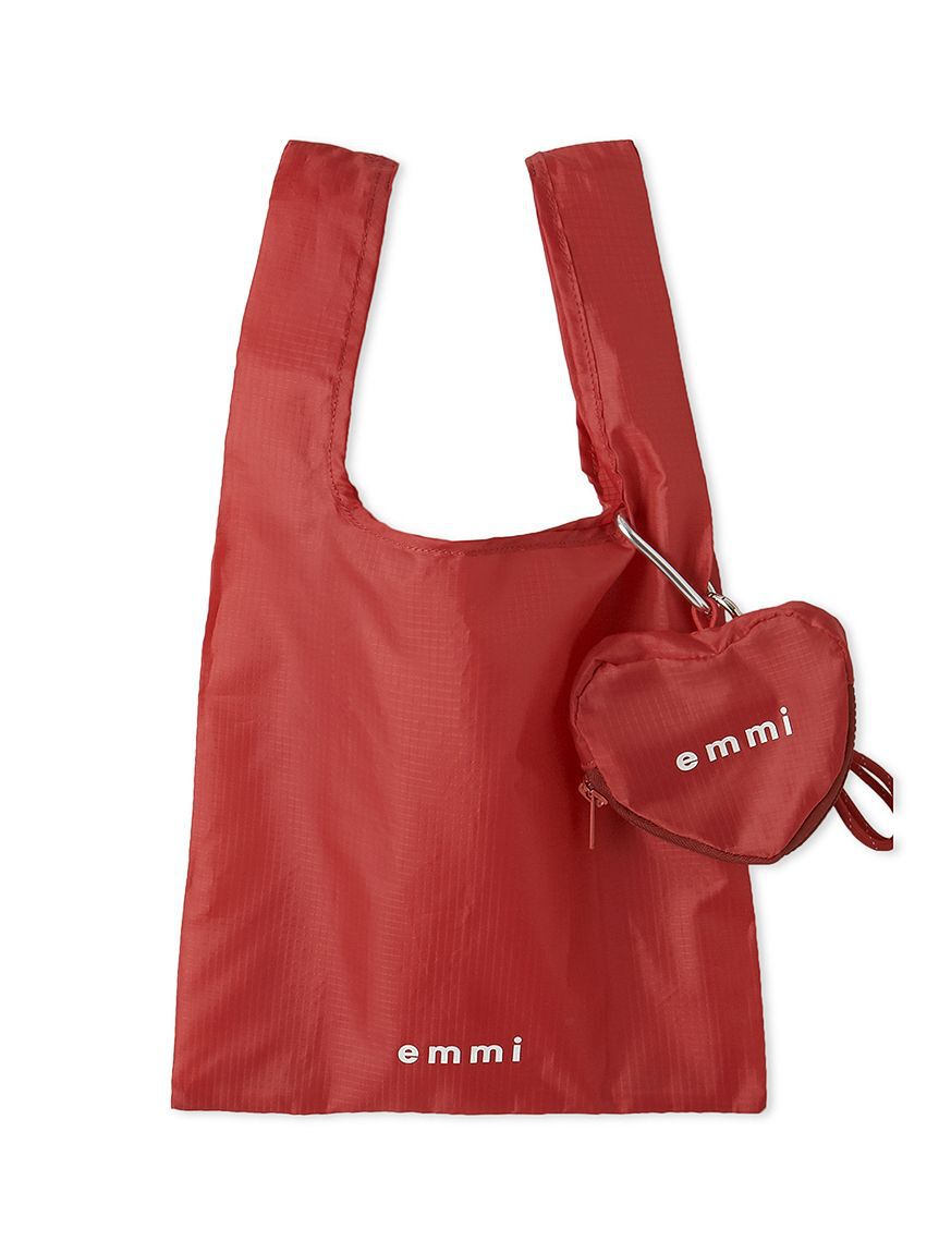 emmi atelier「【10th】ハートチャーム付きエコバッグ」|エコバッグ|
