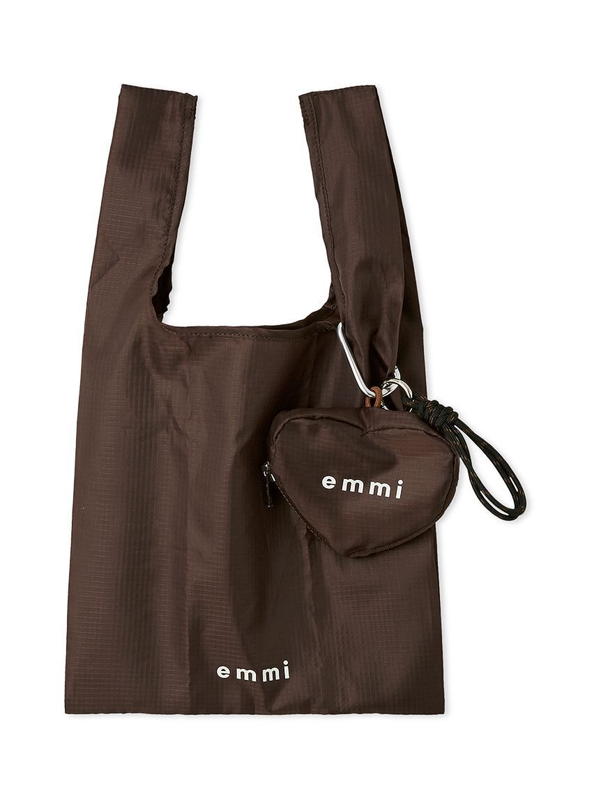 emmi atelier「【10th】ハートチャーム付きエコバッグ」|エコバッグ|