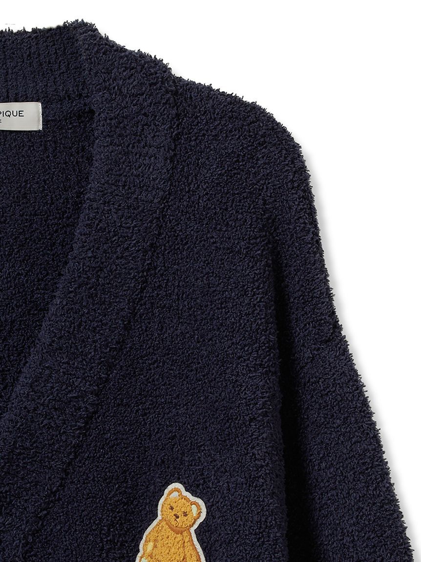 GELATO PIQUE HOMME「【ONLINE限定】【HOMME】ベビモコベアワンポイントカーディガン」|カーディガン|