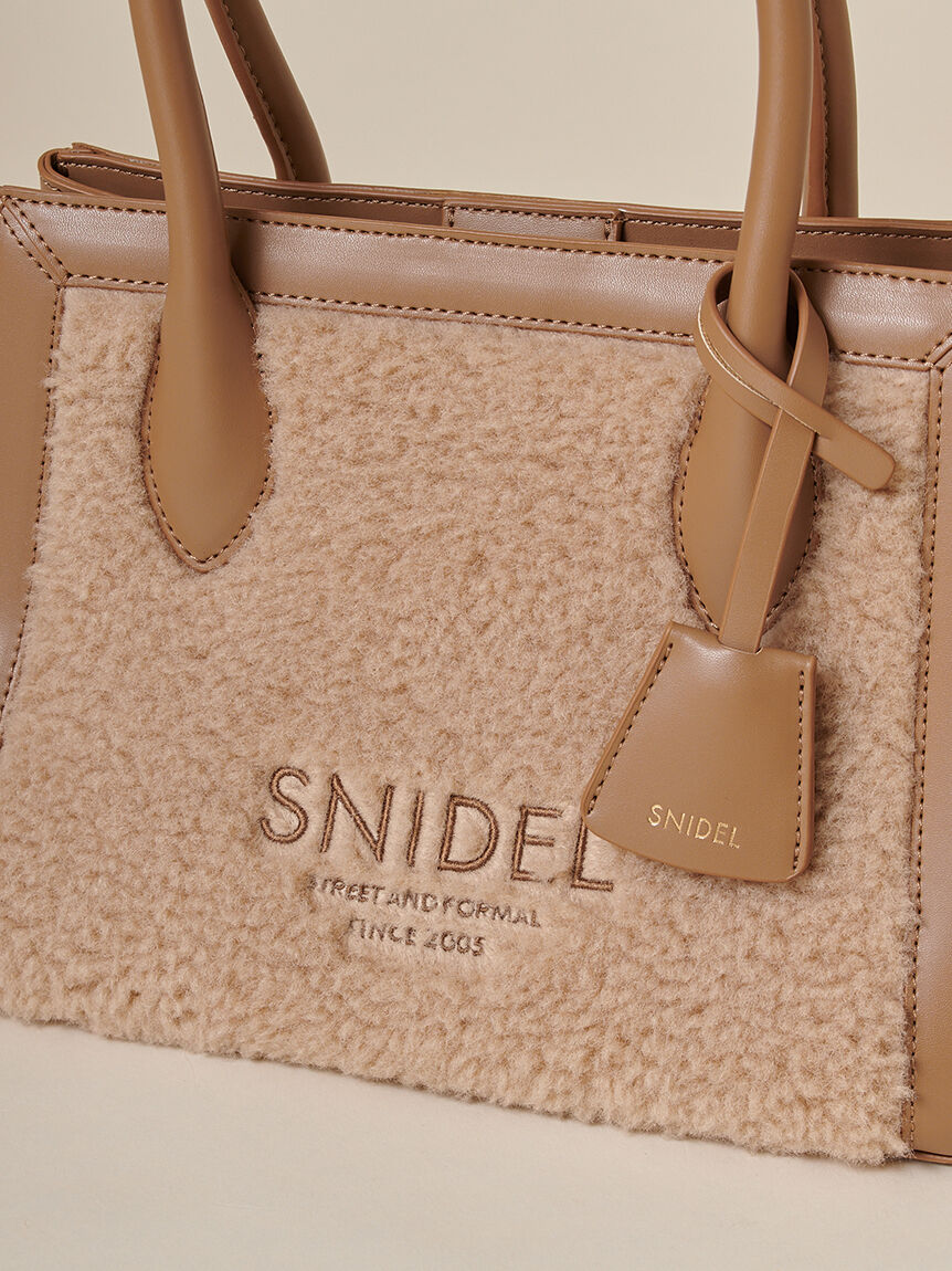 SNIDEL「ボアトート」|トートバッグ|