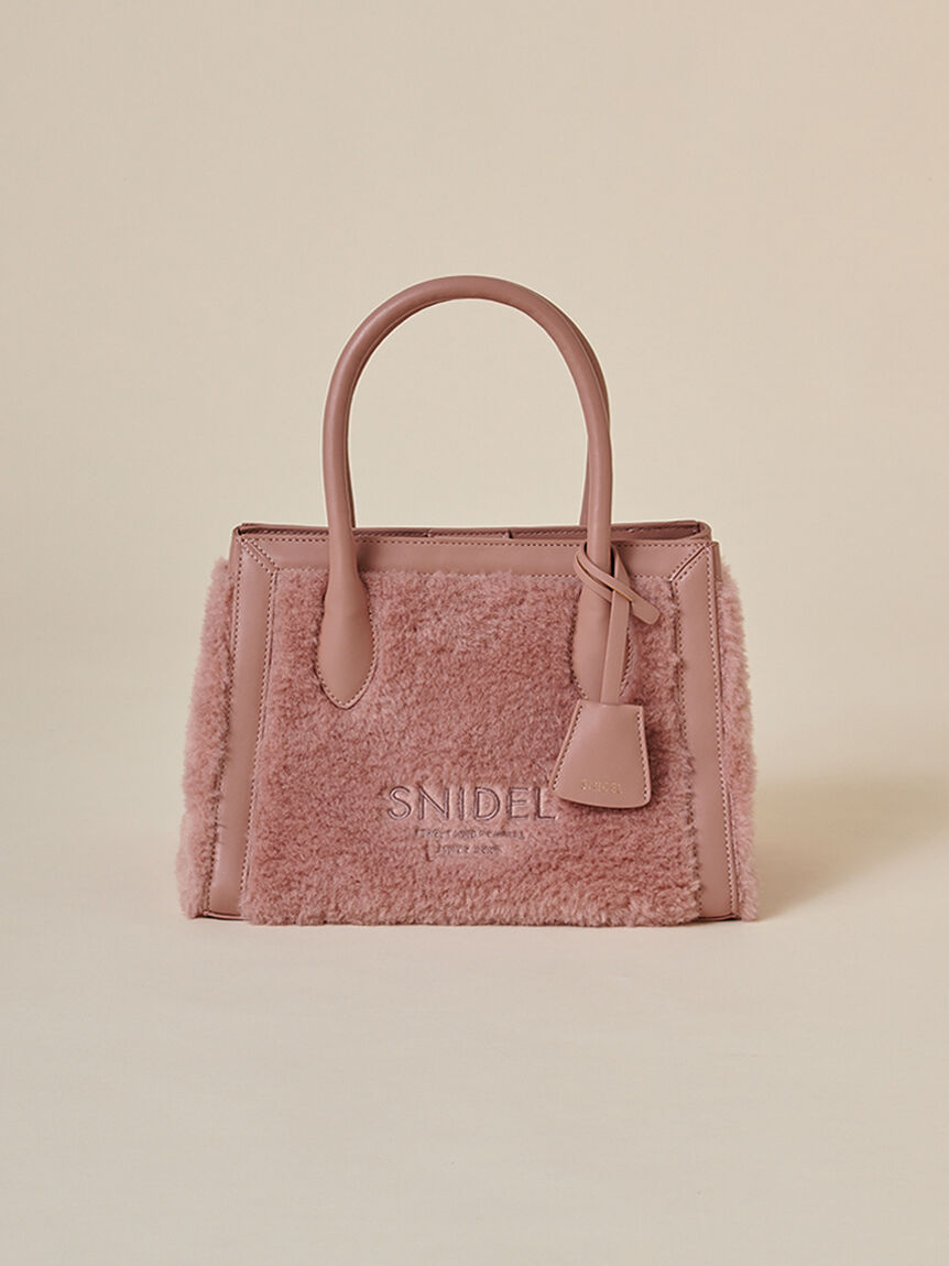 SNIDEL「ボアトート」|トートバッグ|PNK