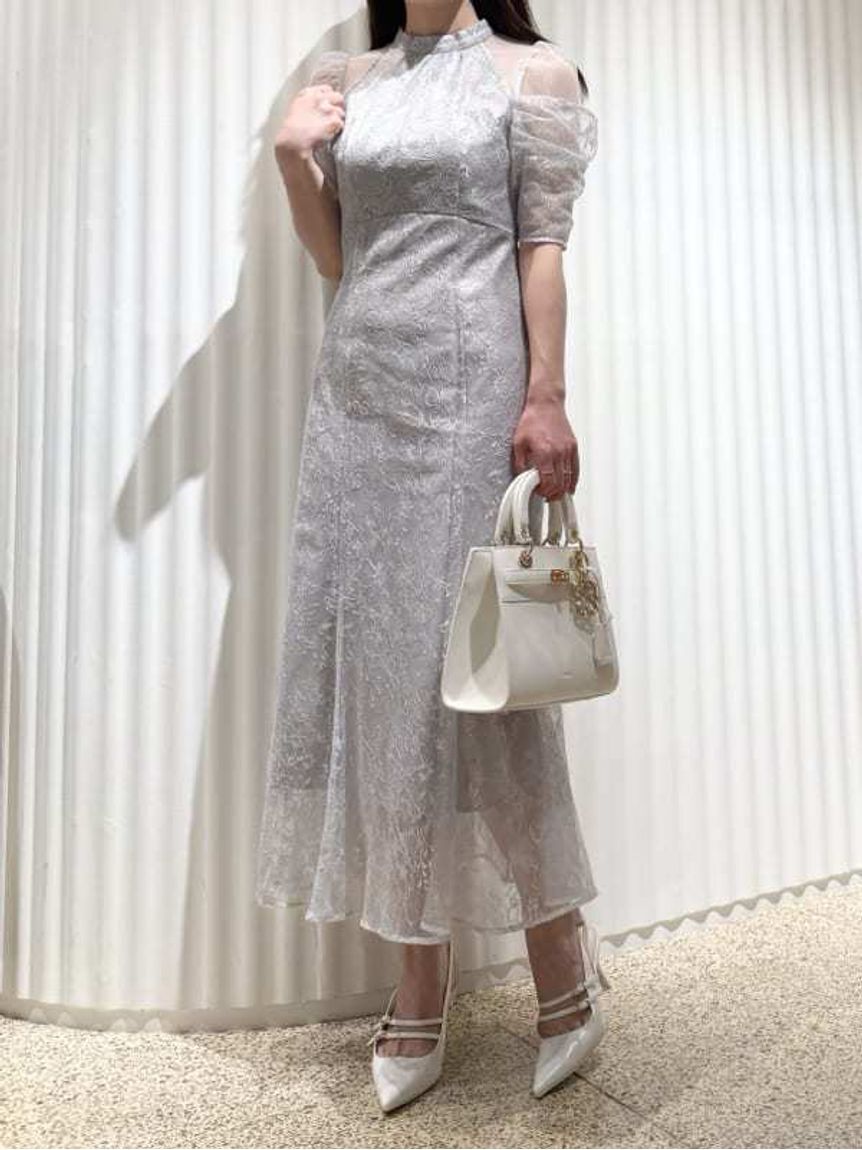 SNIDEL「スパンコールレースドレス」|ドレス|LGRY