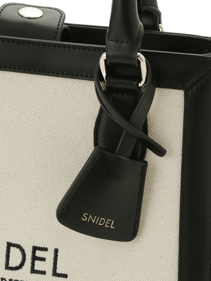 SNIDEL「キャンバスロゴバッグ」|ハンドバッグ|