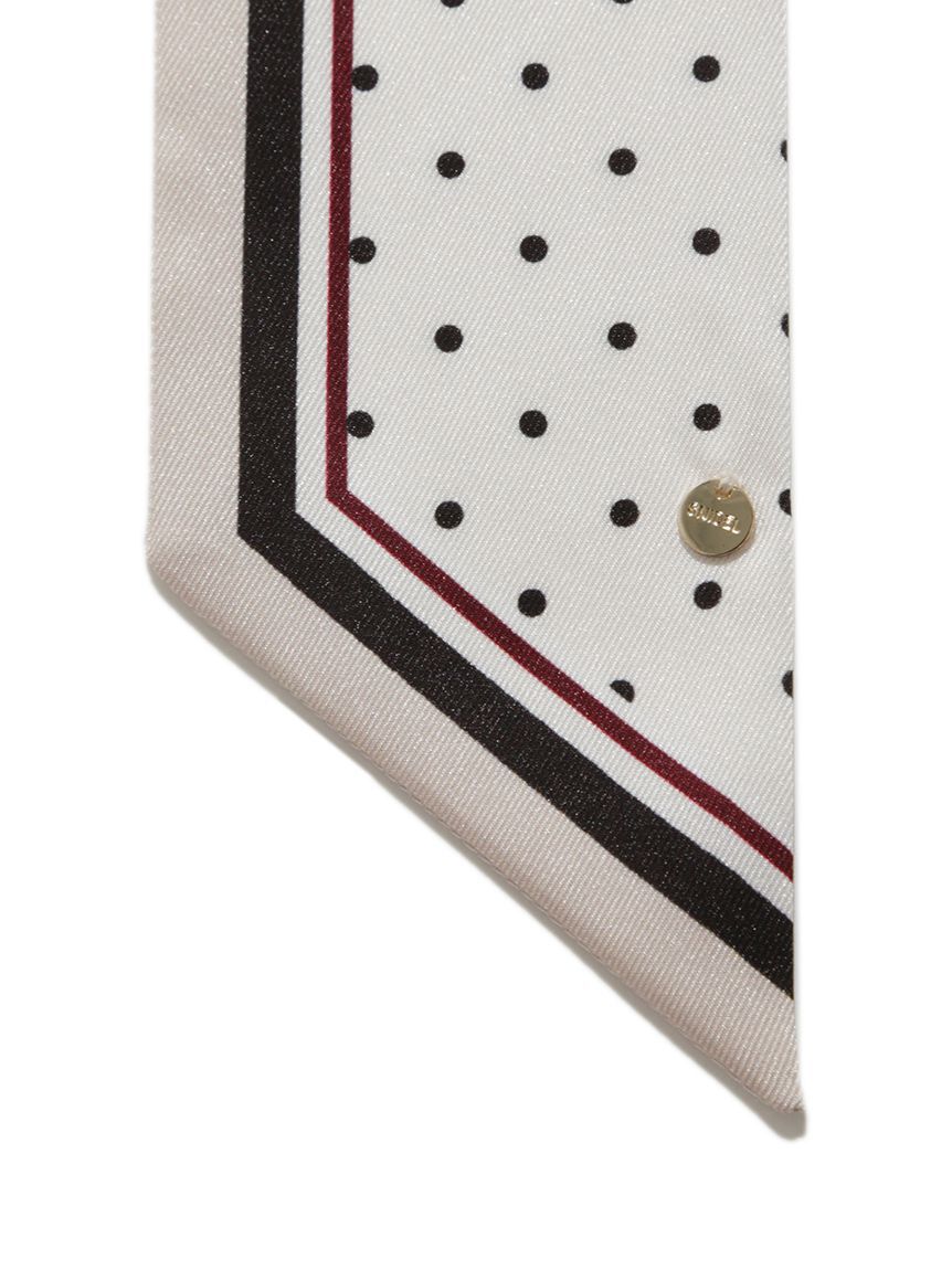 SNIDEL「ドット柄ボウタイスカーフ」|バンダナ・スカーフ|