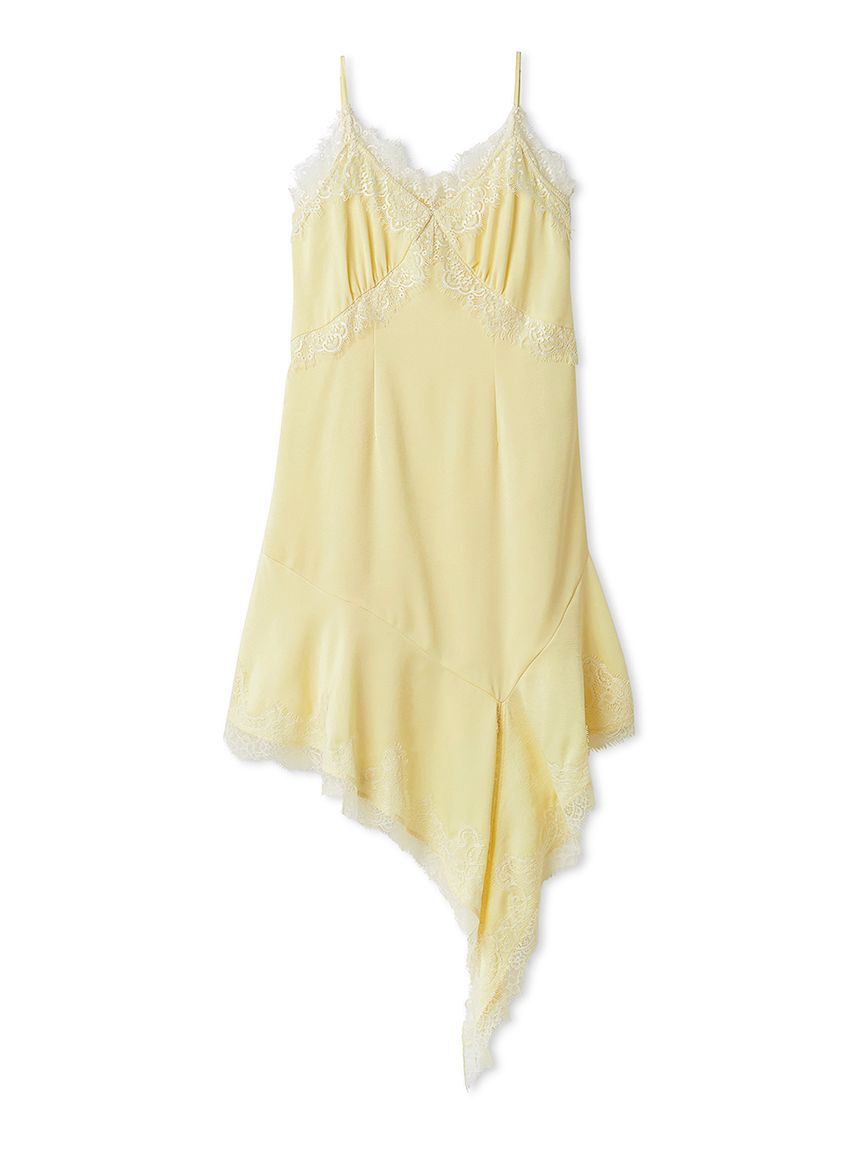 SNIDEL「レーストリムサテンキャミTOP」|キャミソール|